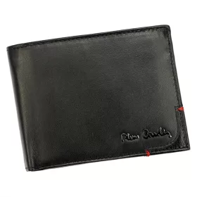    Pierre Cardin TILAK75 8806 čierna pánska kožená peňaženka 12 x 9 cm