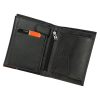 Pierre Cardin TILAK75 326 čierno-červená pánska kožená peňaženka 9,5 x 13 cm