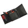  Pierre Cardin TILAK75 326 čierno-červená pánska kožená peňaženka 9,5 x 13 cm