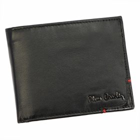    Pierre Cardin TILAK75 325 čierna pánska kožená peňaženka 12 x 9,5 cm