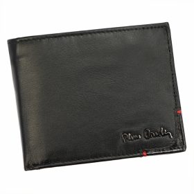    Pierre Cardin TILAK75 325 čierna pánska kožená peňaženka 12 x 9,5 cm