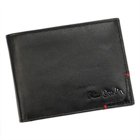    Pierre Cardin TILAK75 88061 čierna pánska kožená peňaženka 12 x 9 cm
