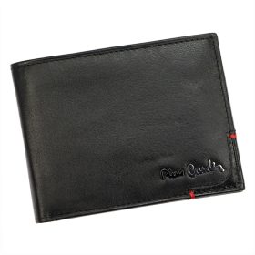    Pierre Cardin TILAK75 88061 čierna pánska kožená peňaženka 12 x 9 cm