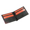 Pierre Cardin TILAK75 8858A čierno-červená pánska peňaženka z hovädzej kože 11,5 x 9 x 2 cm