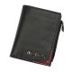  Pierre Cardin TILAK75 2421 čierno-červená pánska kožená peňaženka s RFID ochranou 8 x 10,5 cm