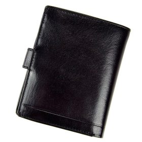    Rovicky PC-105L-BAR RFID čierna pánska kožená peňaženka 10 x 13 cm