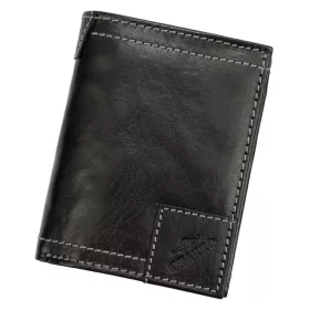    Pánska kožená peňaženka Charro IASI 1379 čierna 9,5 x 12,8 x 3 cm