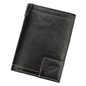    Charro IASI 2351 čierna pánska kožená peňaženka 9,5 x 13 x 2 cm