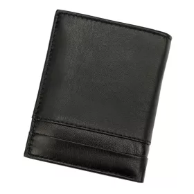    Renato Balestra PDK166-65 čierna pánska kožená peňaženka 9 x 11 x 2,5 cm