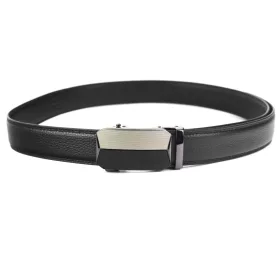    Pierre Cardin 550 HY08 čierny pánsky automatický opasok z hovädzej kože 130 x 3,5 cm