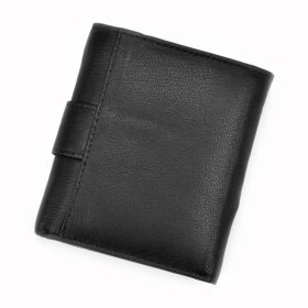    Money Kepper CC 6004 čierno-modrá pánska kožená peňaženka 9 x 10,5 x 3 cm