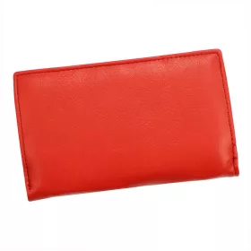    Cavaldi PX29-DNM červená dámska kožená peňaženka z koženého vlákna 14 x 9 cm