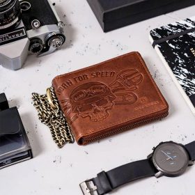    Peterson PTN N992C-05-HWM hnedá pánska kožená peňaženka 12,5 x 10 x 2 cm