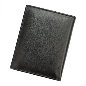    Ronaldo N4-TP-RON čierna pánska kožená peňaženka 10 x 13 x 2,5 cm