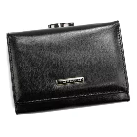    Lorenti 15-09-CIS čierna dámska kožená peňaženka 12,5 x 10 x 3,5 cm