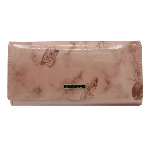 Cavaldi H24-1-SBF bézs női bőr pénztárca 18.5 x 9 x 3.5 cm