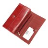  Cavaldi PX28-20 červená dámska kožená peňaženka z koženého vlákna 18,5 x 10 cm