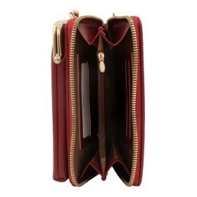    Dámska peňaženka Cavaldi M-12 bordovej farby 18 x 10 x 3 cm
