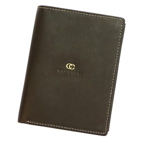    Cefirutti HT 7680277 RFID hnedá pánska kožená peňaženka 9,5 x 12,5 x 3 cm