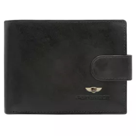  Pánska kožená peňaženka Peterson PTN N61L-VT čierna