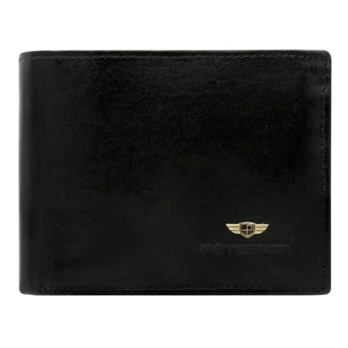  Pánska kožená peňaženka Peterson PTN N992-VT čierna