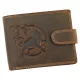  Pánska kožená peňaženka Wild L895-004 hnedej farby 12,8 x 9,5 x 2,8 cm