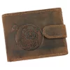  Pánska kožená peňaženka Wild L895-007 hnedej farby 12,8 x 9,5 x 2,8 cm