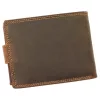  Pánska kožená peňaženka Wild L895-007 hnedej farby 12,8 x 9,5 x 2,8 cm