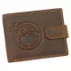  Divoká L895-011 hnedá znamenie Strelec horoskop kožená peňaženka 12,8 x 9,5 x 2,8 cm