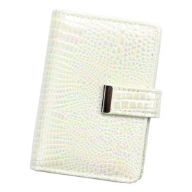    Jennifer Jones 5244-2 biely dámsky kožený držiak na karty 8,3 x 11,3 x 1,7 cm