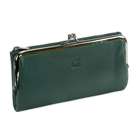    Dámska peňaženka VerMari VER LW-09 z hovädzej kože v zelenej farbe 20 x 11 x 3,5 cm