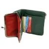  Dámska peňaženka VerMari VER LW-10 z hovädzej kože v zelenej farbe 13 x 10 x 3,5 cm