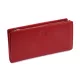 Dámska peňaženka VerMari VER LW-02 z hovädzej kože v červenej farbe 19 x 10 x 2,5 cm