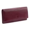  Dámska peňaženka VerMari VER LW-04 z hovädzej kože v bordovej farbe 18,5 x 10 x 3 cm