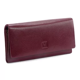    Dámska peňaženka VerMari VER LW-04 z hovädzej kože v bordovej farbe 18,5 x 10 x 3 cm