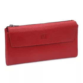    Dámska peňaženka VerMari VER LW-06 z hovädzej kože v červenej farbe 18,5 x 10 x 3 cm