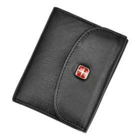    Pánska kožená peňaženka Albatross SN 3770 RFID čierna 9 x 7 x 2 cm