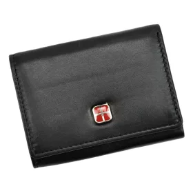    Albatross SN ZS86 RFID čierna pánska kožená peňaženka 10,5 x 7,5 x 2,5 cm