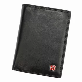    Albatross SN MW07 RFID čierna pánska peňaženka z hovädzej kože 9,5 x 13 x 2,5 cm