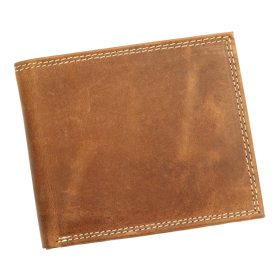    Wild N992-P-CHM-NL RFID hnedá pánska kožená peňaženka 12,5 x 10,5 x 2,5 cm