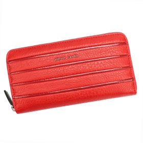    Pierre Cardin LADY60 8822 červená dámska vláknitá kožená peňaženka 19,5 x 10 x 3 cm