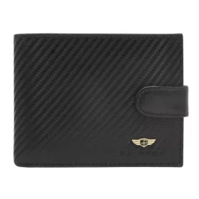    Peterson PTN 304Z-CA čierna pánska peňaženka z hovädzej kože 12 x 9,5 x 3 cm
