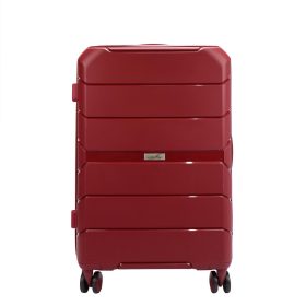    Kabínový kufor Jony bordový polypropylénový tvrdostenný 56 x 36 x 22 cm