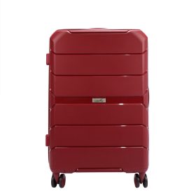    Kabínový kufor Jony bordový polypropylénový tvrdostenný 56 x 36 x 22 cm