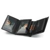 Peterson PTN 348 2-1-1 fekete férfi bőr pénztárca 9.5 x 12.5 x 2.5 cm 