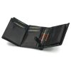 Peterson PTN 348 2-1-1 fekete férfi bőr pénztárca 9.5 x 12.5 x 2.5 cm 