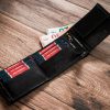 Peterson PTN 304.01 2-1-1 čierno-červená pánska kožená peňaženka 11,5 x 9 x 2 cm