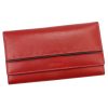  Dámska kožená peňaženka Albatross GN LW-L02 PIPE červená 18 x 10 x 3 cm
