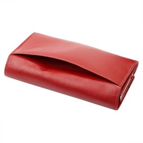    Dámska kožená peňaženka Albatross GN LW-L03 PIPE červená 18,5 x 9,5 x 2,5 cm