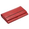  Dámska kožená peňaženka Albatross GN LW-L03 PIPE červená 18,5 x 9,5 x 2,5 cm